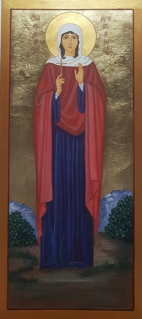 Мерная рукописная икона Иулиания Птолемаидская