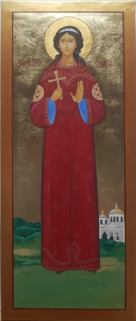 Мерная рукописная икона Вероника Эдесская