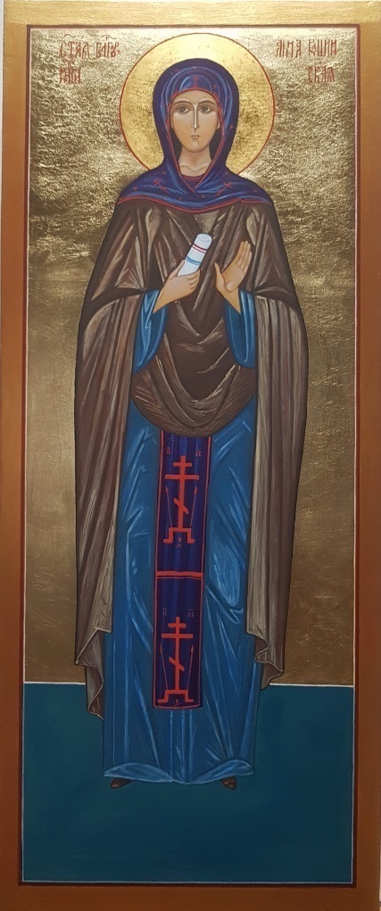 Мерная рукописная икона Анна Кашинская