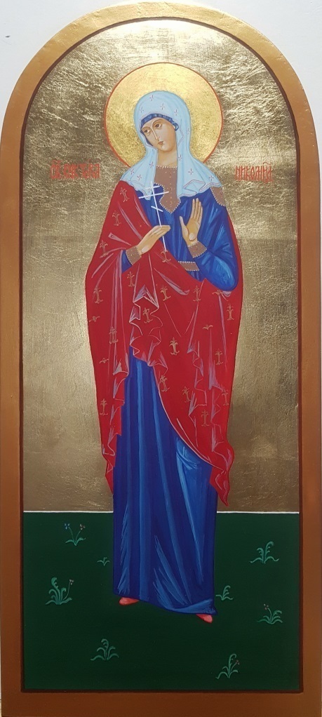 Мерная рукописная икона Виктория Никодимская
