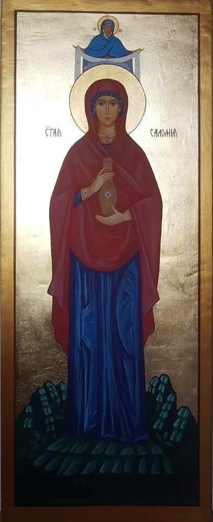 Мерная рукописная икона Соломея