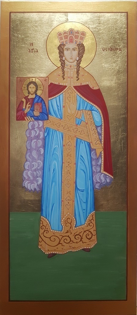 Мерная рукописная икона Феодора