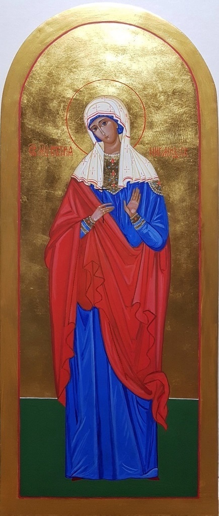 Мерная рукописная икона Виктория Никомидийская