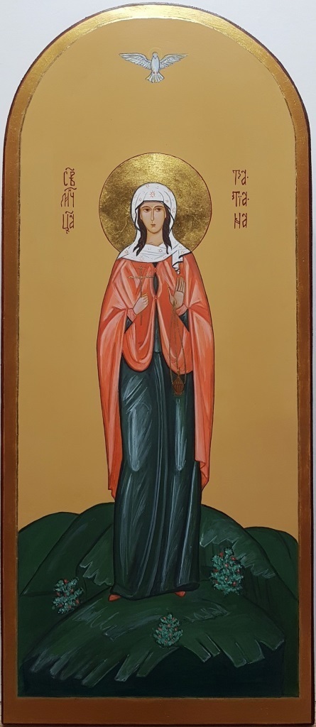 Мерная рукописная икона Татьяна