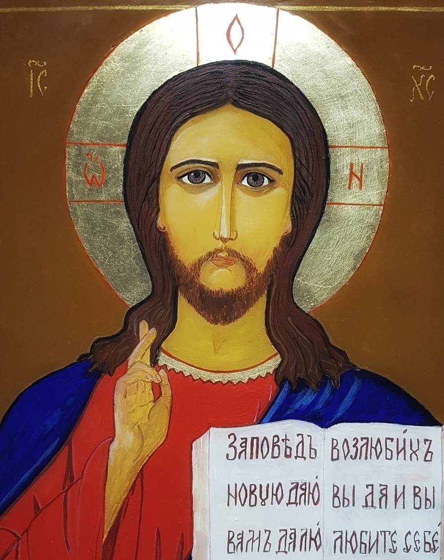 Икона Господь Вседержитель Рукописная икона Господь Вседержитель