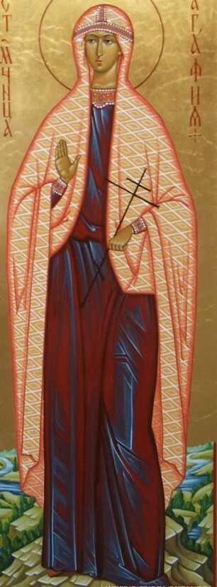 Мерная икона Агафья №2
